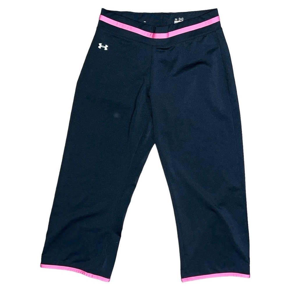 Under Armour Pants Women’s Size S Black Pink All Season Gear Athletic Capri